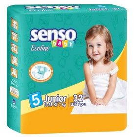 Детские подгузники «Senso Baby» Ecoline 11 25кг 32шт