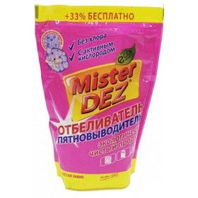 Отбеливатель пятновыводитель Mister Dez Eco Cleaning с активным кислородом, 800гр.