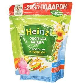 Каша овсяная Heinz молочная быстрорастворимая с персиком