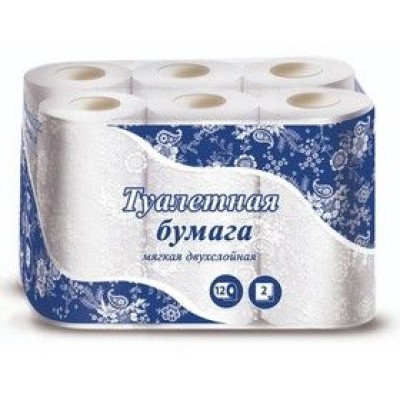 Туалетная бумага 2сл. 12рул.(15м)