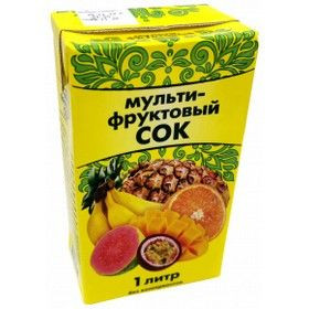 Сок мультифруктовый 1л ТБА ООО Бионика