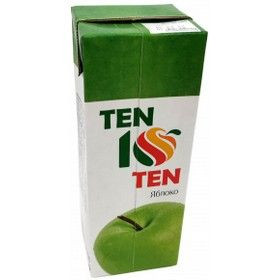 Яблочный нектар TEN 10 б/к 1л