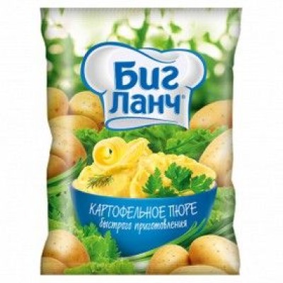 Пюре картофельное б/п КБГ «Биг Ланч» 250г